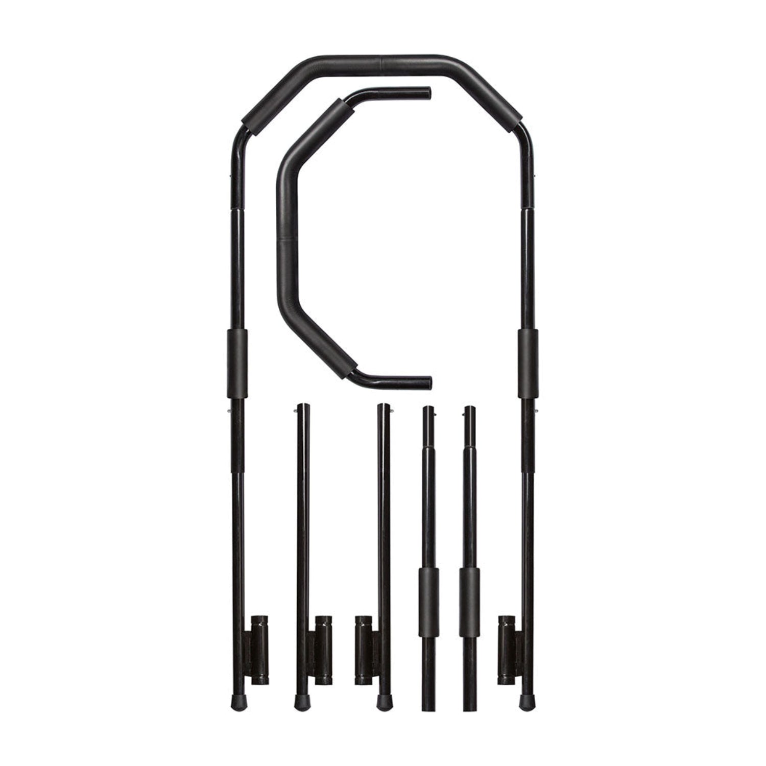 black balance bar parts for Cellerciser on white