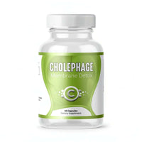 Cholephage dietary supplement bottle for Increase Heart and Circulatory Health with 60 capsules.