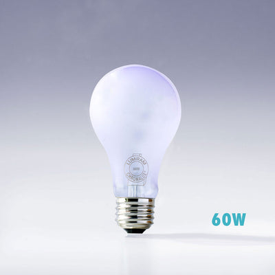 Chromalux Full Spectrum Frosted Bulbs - 60W frosted light bulb for soothing and inspiring illumination.