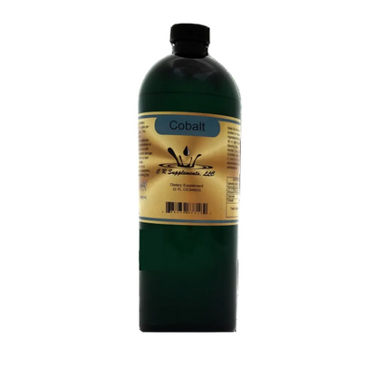 Cobalt - Ionic Liquid Mineral supplement bottle for nerve health and energy by CR Supplements.