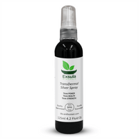 TransDermal Silver Spray by Exsula Minerals for Professional Grade Immune Defense, 125ml bottle.