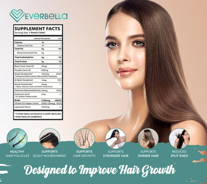Everbella Micelle Liposomal Complete Biotin Plus supplement packaging on a white background