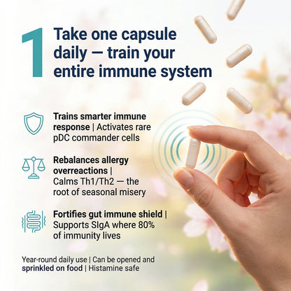 HoloImmune - Adaptogenic ParaProbiotic capsules for improving immune response and overall health.
