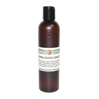 Brown bottle of Crowning Glory ORMUS with white label on a white background