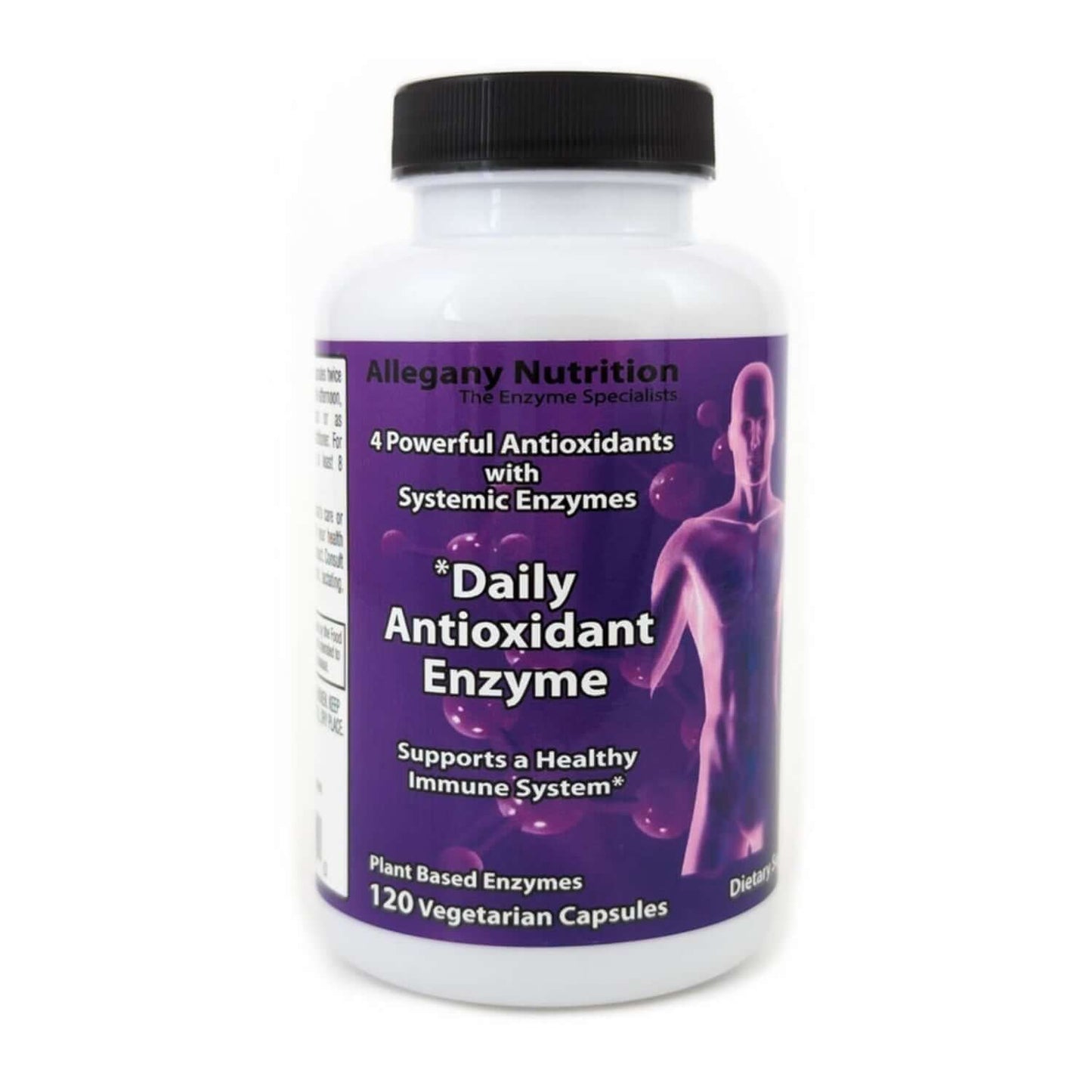 Daily Antioxidant Enzyme by Allegany Nutrition - Comprehensive Antioxidant Defense, 120 vegetarian capsules.