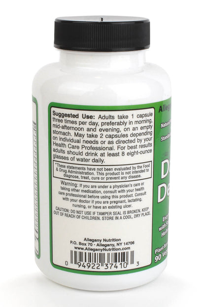 Daily Detox - Systemic Cleansing Formula 90 capsules bottle by Allegany Nutrition for liver and kidney support.