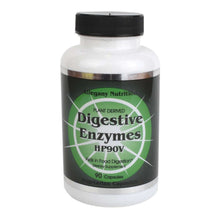 Bottle of Allegany Nutrition Digestive Enzymes HP90V on a white background