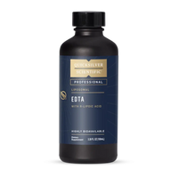 EDTA with R-Lipoic Acid bottle for systemic heavy metal support, highly bioavailable dietary supplement.