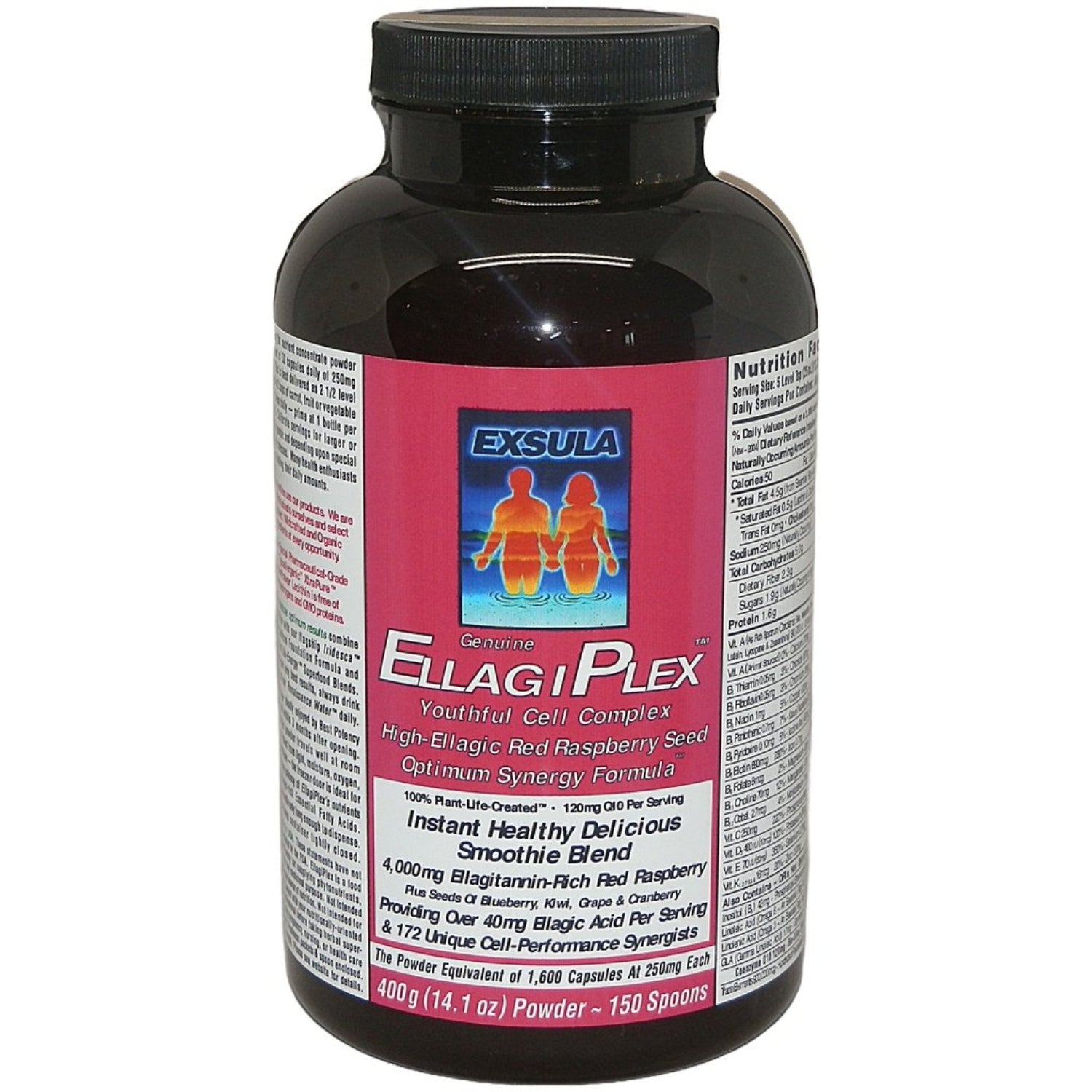 Exsula Ellagiplex supplement bottle on a white background