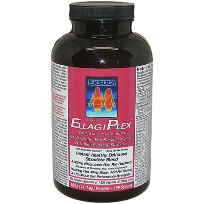 Exsula Ellagiplex supplement bottle on a white background