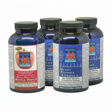 2 products from Exsula Superfoods, one bottle of Apple Fiber and three bottles of Heart Studies Formula, the cardio nutrient and chelation strategy