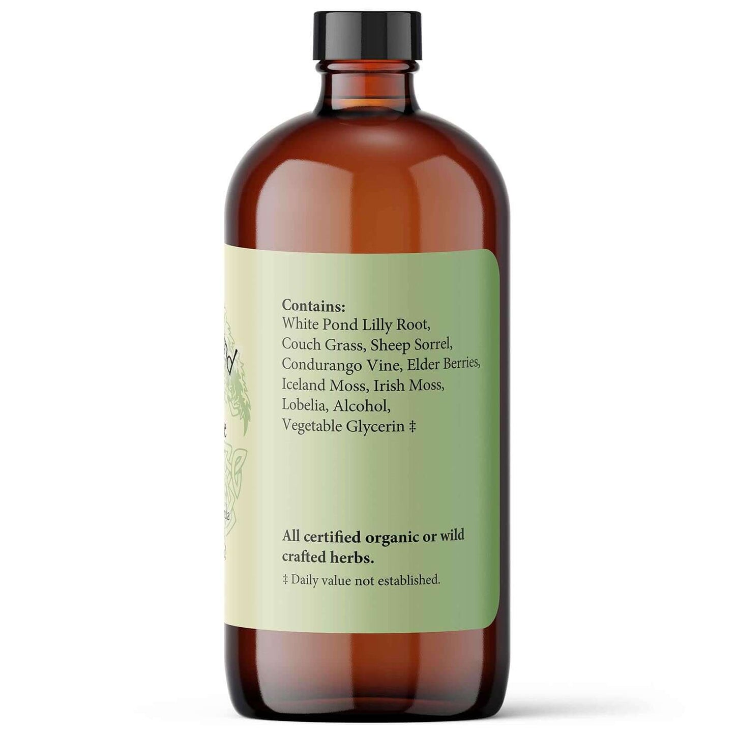TMJ-Ease herbal formula bottle with ingredients list for TMJ Pain Relief.