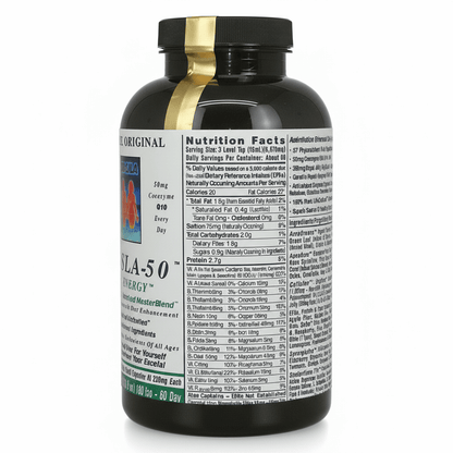 Excela-50 Beginner Superfood Powder bottle with essential nutrients and enzymes for beginners