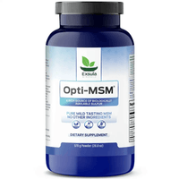 Opti-MSM methylsulfonylmethane dietary supplement by Exsula Minerals, promoting joint comfort and overall health.