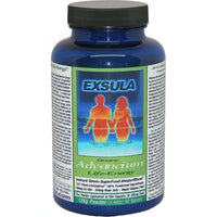 Exsula Advancium Longevity Nutrition superfood powder bottle for life-energy and nutrition support