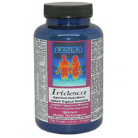 Iridesca - Professional Grade Complete Superfood in a blue container for optimum human performance.