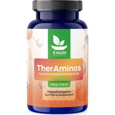 TherAminos Essential Amino Acid Complex for Recovery bottle.