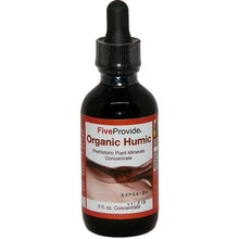 Bottle of FiveProvide Organic Humic on a white background