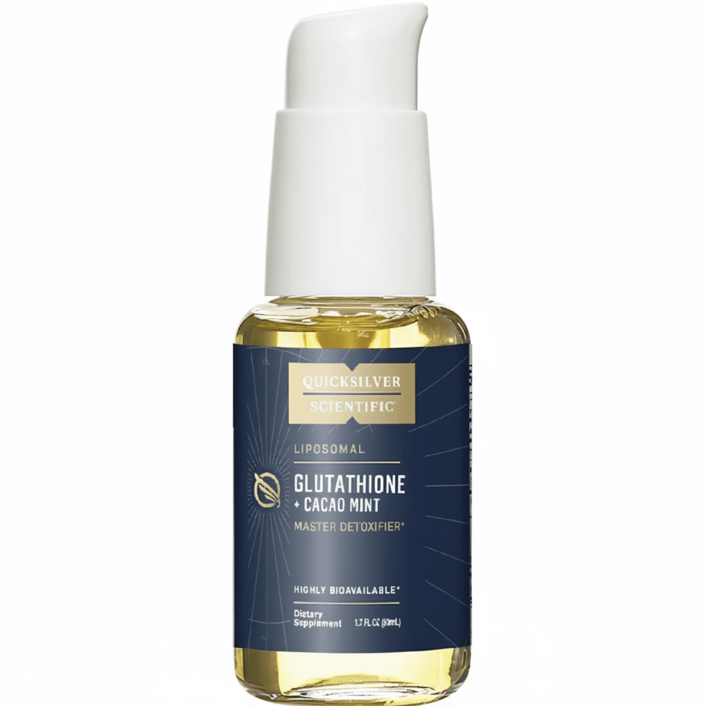 Liposomal Glutathione Cacao Mint Master Antioxidant Supplement bottle