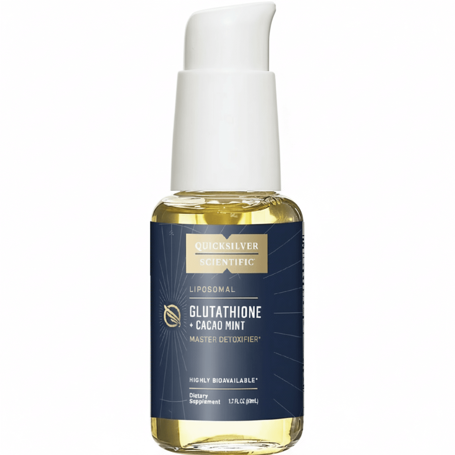 Liposomal Glutathione Cacao Mint Master Antioxidant Supplement bottle