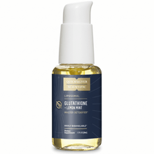 Liposomal Glutathione Lemon Mint bottle, Master Antioxidant Supplement for detoxification and healthy aging.