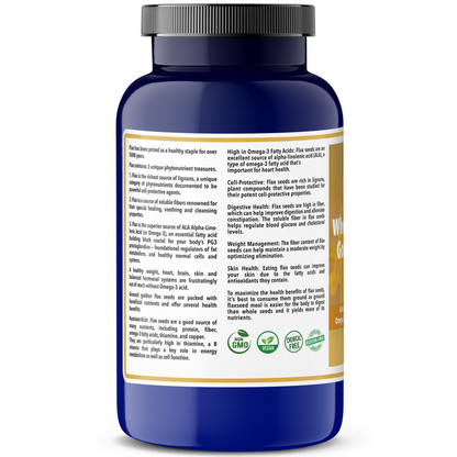 Supplement bottle with label on a white background