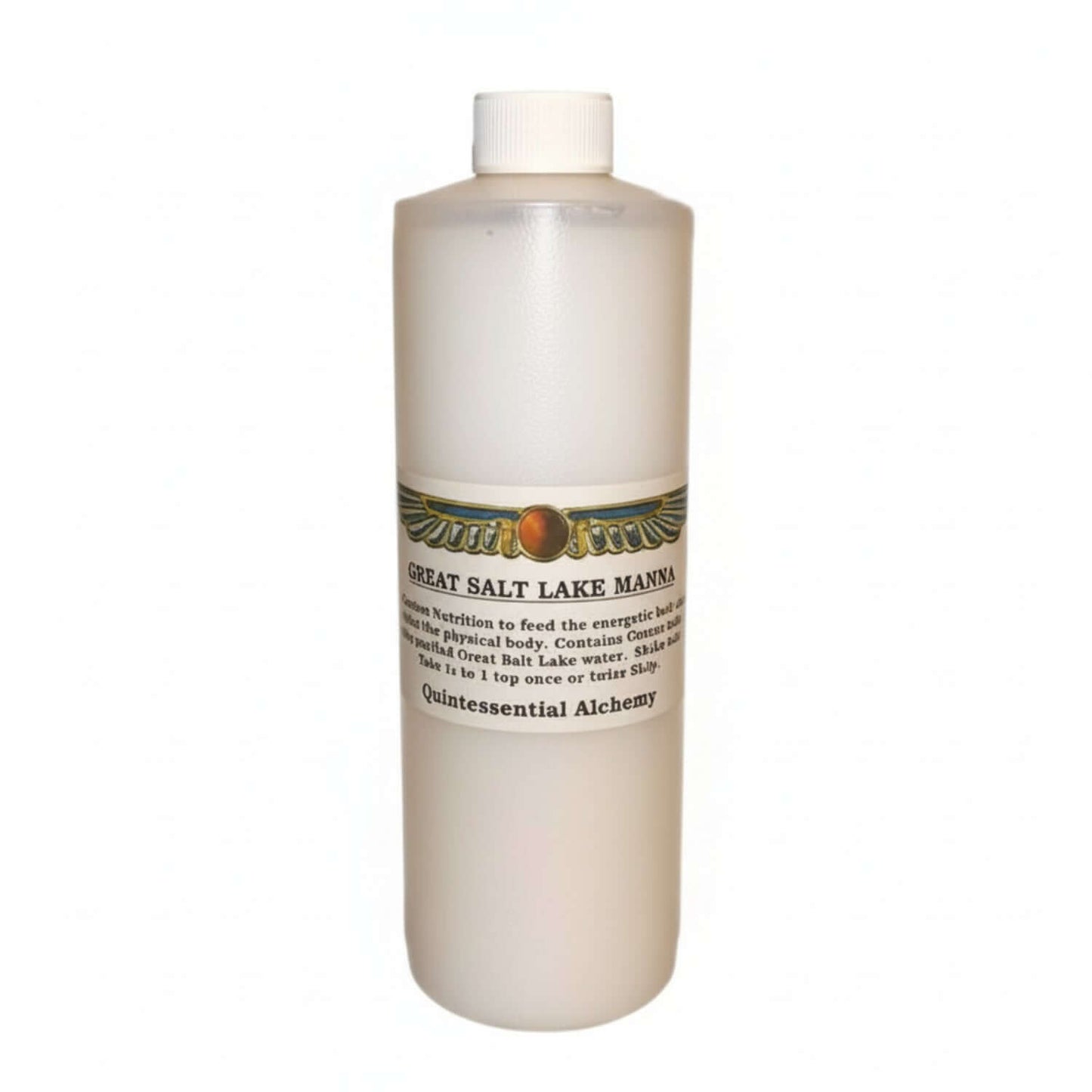 Great Salt Lake Manna for Mineral and Bio-Electric Support 960ml bottle.