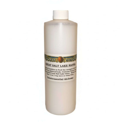 Great Salt Lake Manna for Mineral and Bio-Electric Support 960ml bottle.