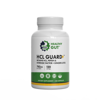 HCL Guard bottle featuring Betaine HCl and Digestive Enzymes dietary supplement, 120 capsules.