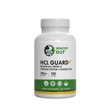 HCL Guard bottle featuring Betaine HCl and Digestive Enzymes dietary supplement, 120 capsules.