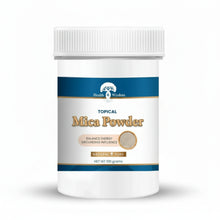 Container of Health & Wisdom Topical Mica Powder 100g  on a white background