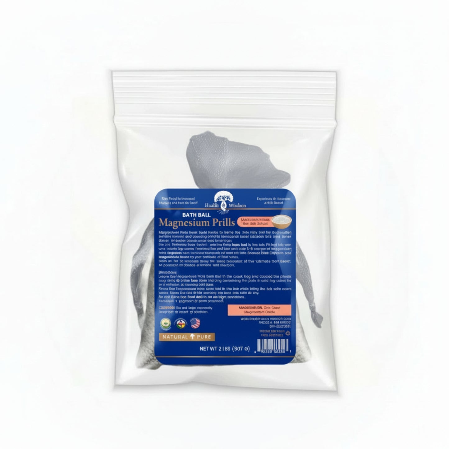 Package of Magnesium Prills 2lbs with visible branding on a white background