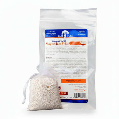Magnesium Prills for Structured Water and Hydration ceramic beads.