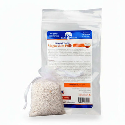 Magnesium Prills for Structured Water and Hydration ceramic beads.