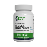 HoloImmune - Adaptogenic ParaProbiotic supplement bottle for a smarter and balanced immune system.