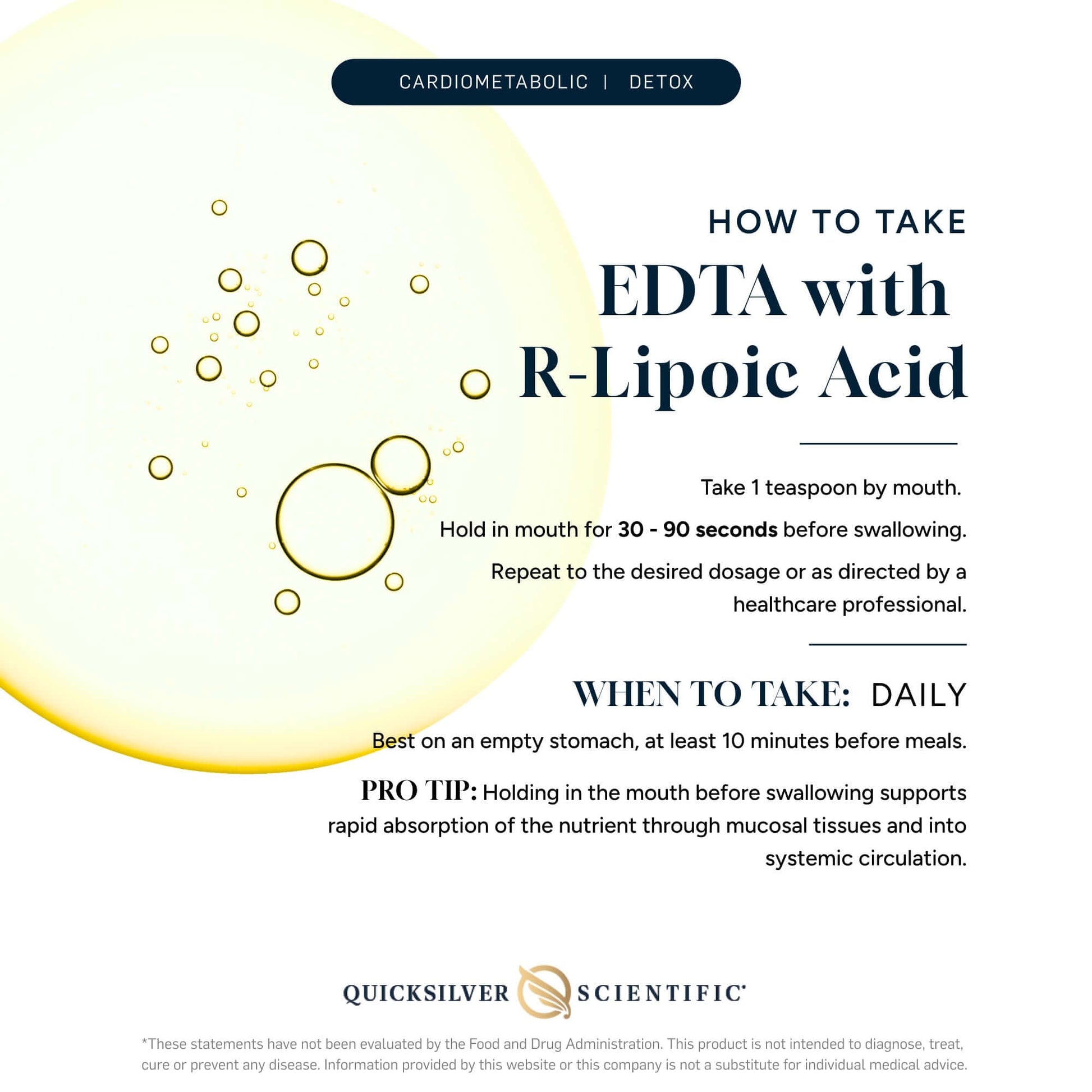 How to take EDTA with R-Lipoic Acid for Systemic Heavy Metal Support
