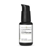 Regenerative Copper Peptide - Quicksilver Scientific Liposomal Copper GHK bottle, highly bioavailable dietary supplement.