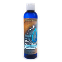Liquid Ionic Trace Minerals - Full Spectrum Mineral Concentrate by Allegany Nutrition in blue bottle
