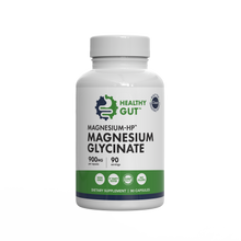 Magnesium-HP - Magnesium for Sensitive Guts, a dietary supplement with 900mg magnesium glycinate in 90 capsules.