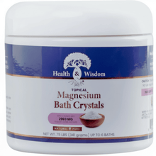 Magnesium Bath Crystals for Detoxification and Relaxation 340g Jar.