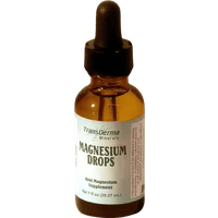 Magnesium Drops - Fast Absorbing Liquid Mineral supplement bottle for oral use.
