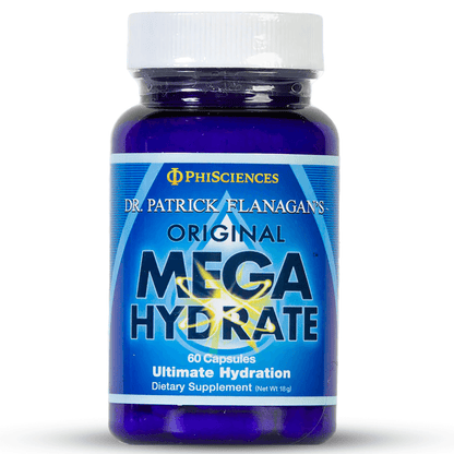 MegaHydrate for Cellular Hydration and Antioxidant Support 60 Caps. bottle.