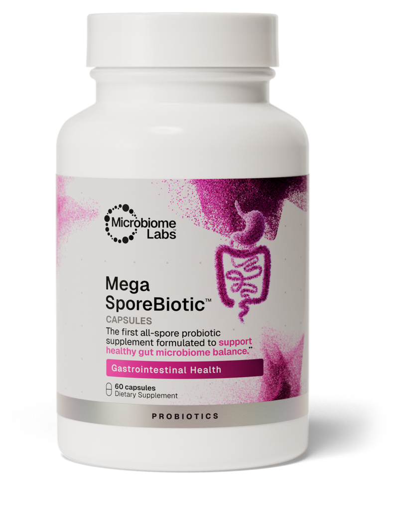 MegaSporeBiotic - Spore Based Probiotic for Microbiome Diversity in a 180 capsule bottle by Microbiome Labs