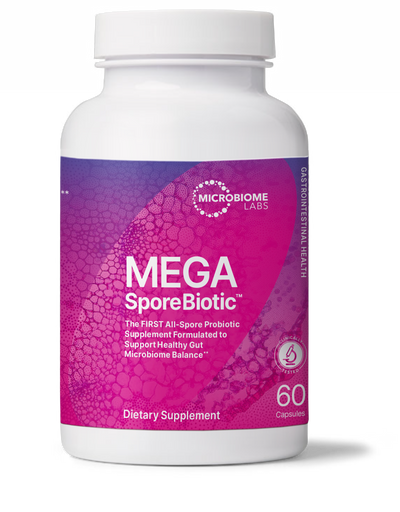 MegaSporeBiotic - Spore Based Probiotic for Microbiome Diversity in a 60 capsule bottle by Microbiome Labs
