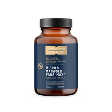 MicrobManager ParaMax - Gut Microbial Balance Support supplement bottle with self-emulsifying formula.