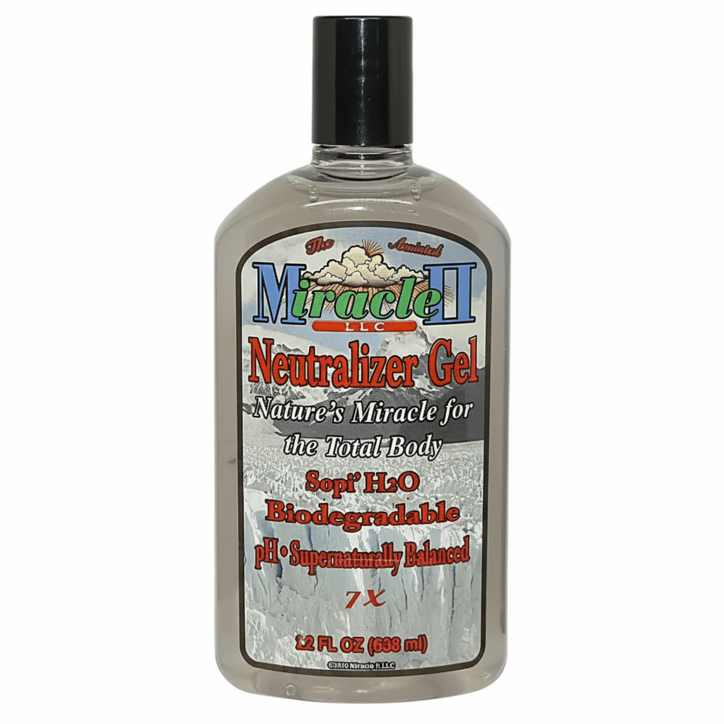 Neutralizer Gel 7X for Skin Restoration and Hydration bottle.
