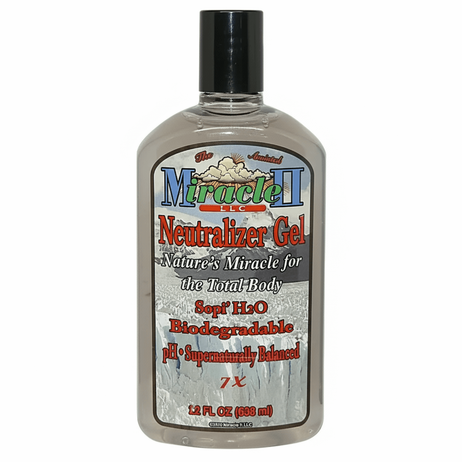 Neutralizer Gel 7X for Skin Restoration and Hydration bottle.