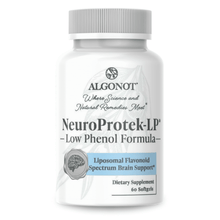 NeuroProtek-LP Luteolin Quercetin Rutin Supplement in a softgel bottle by Algonot, 60 softgels
