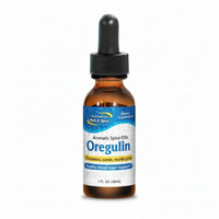 P73 Oregano Metabolic Formula in a dropper bottle by North American Herb and Spice, supports healthy blood sugar levels.