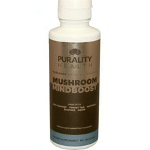 Bottle of Purity Health Mushroom Mindboost supplement on a white background